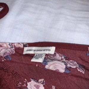 cute red floral dress